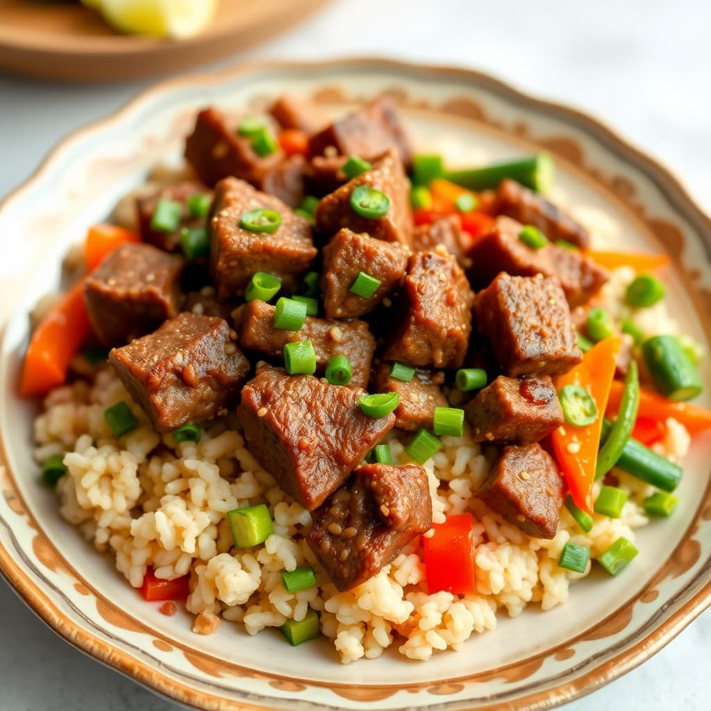 Zesty Korean Beef Rice Bowls