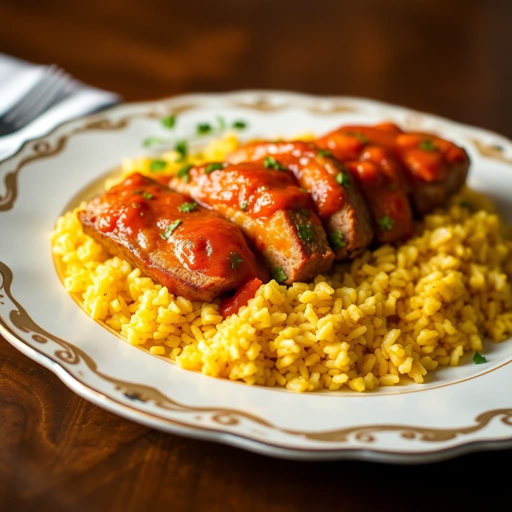 Zesty Spanish Pork Tenderloin with Saffron Rice
