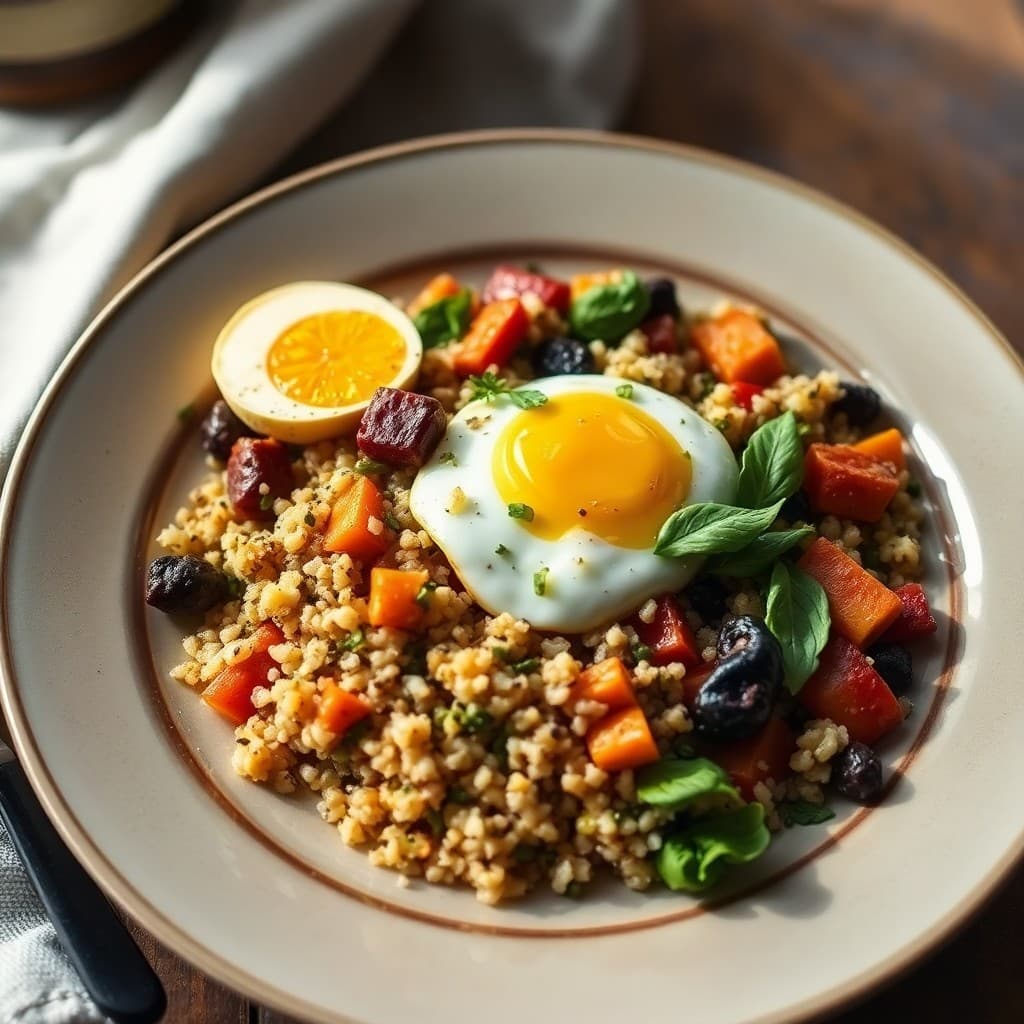 Autumn Quinoa Breakfast Bowl