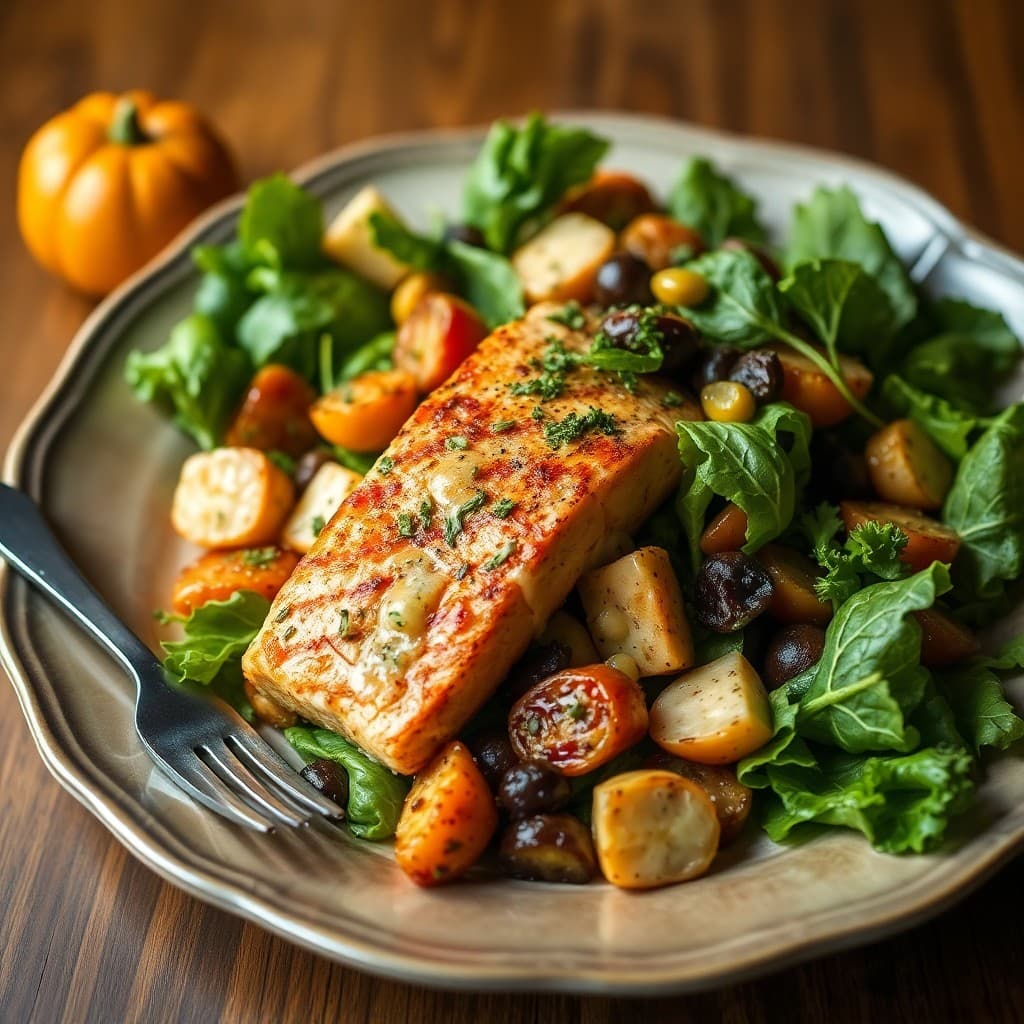 Autumn Harvest Mediterranean Salad