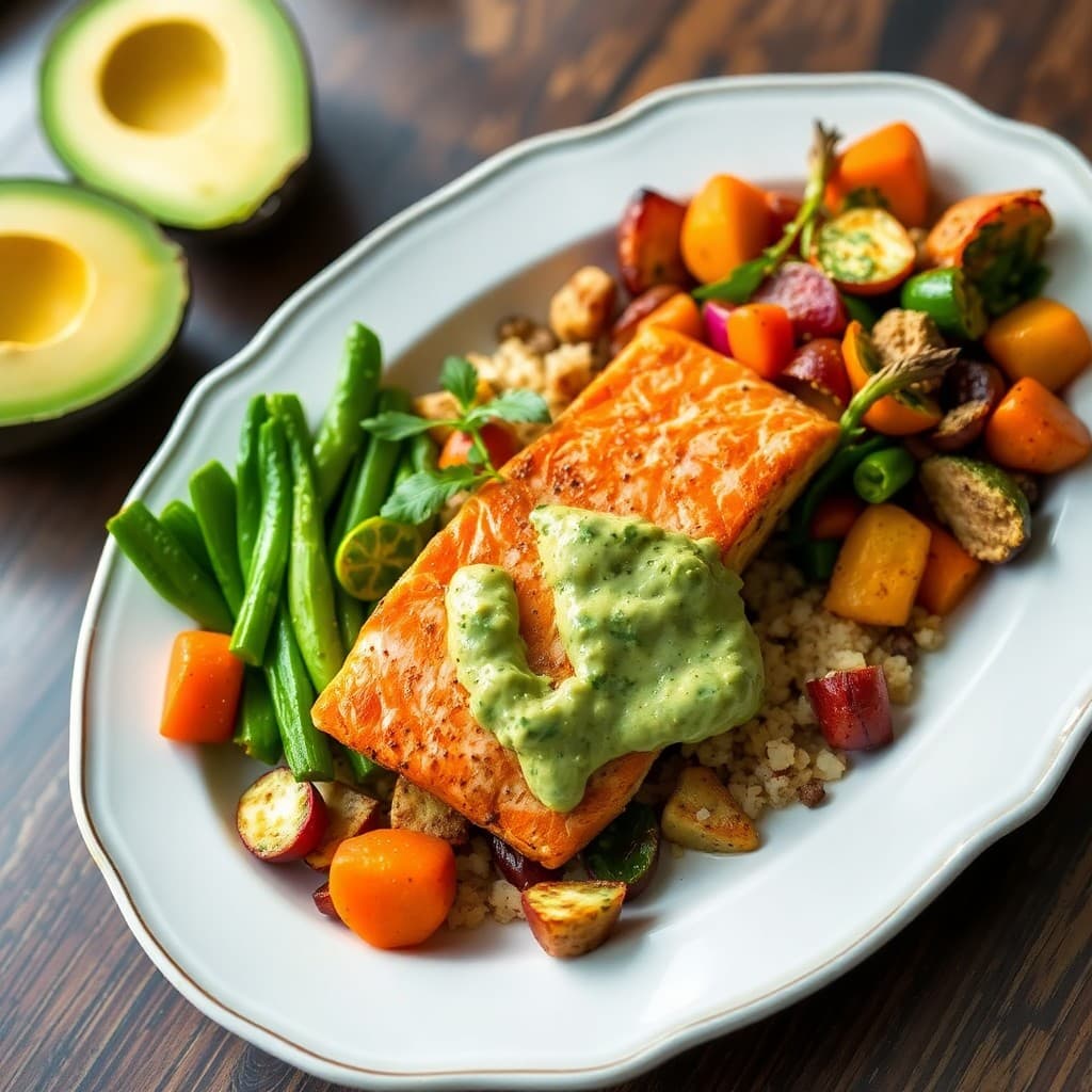 Autumn Harvest Salmon Bowls