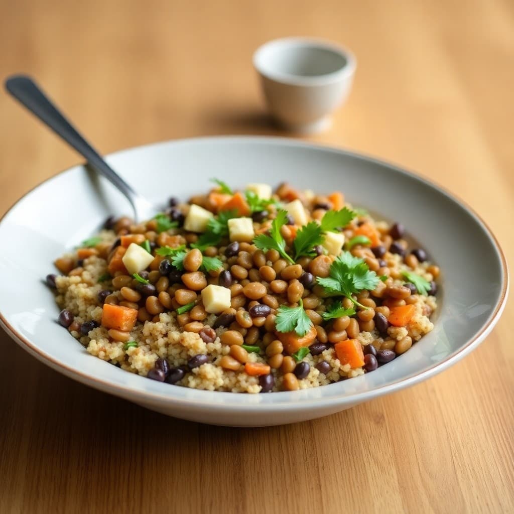 Protein-Packed Lentil and Quinoa Bowl