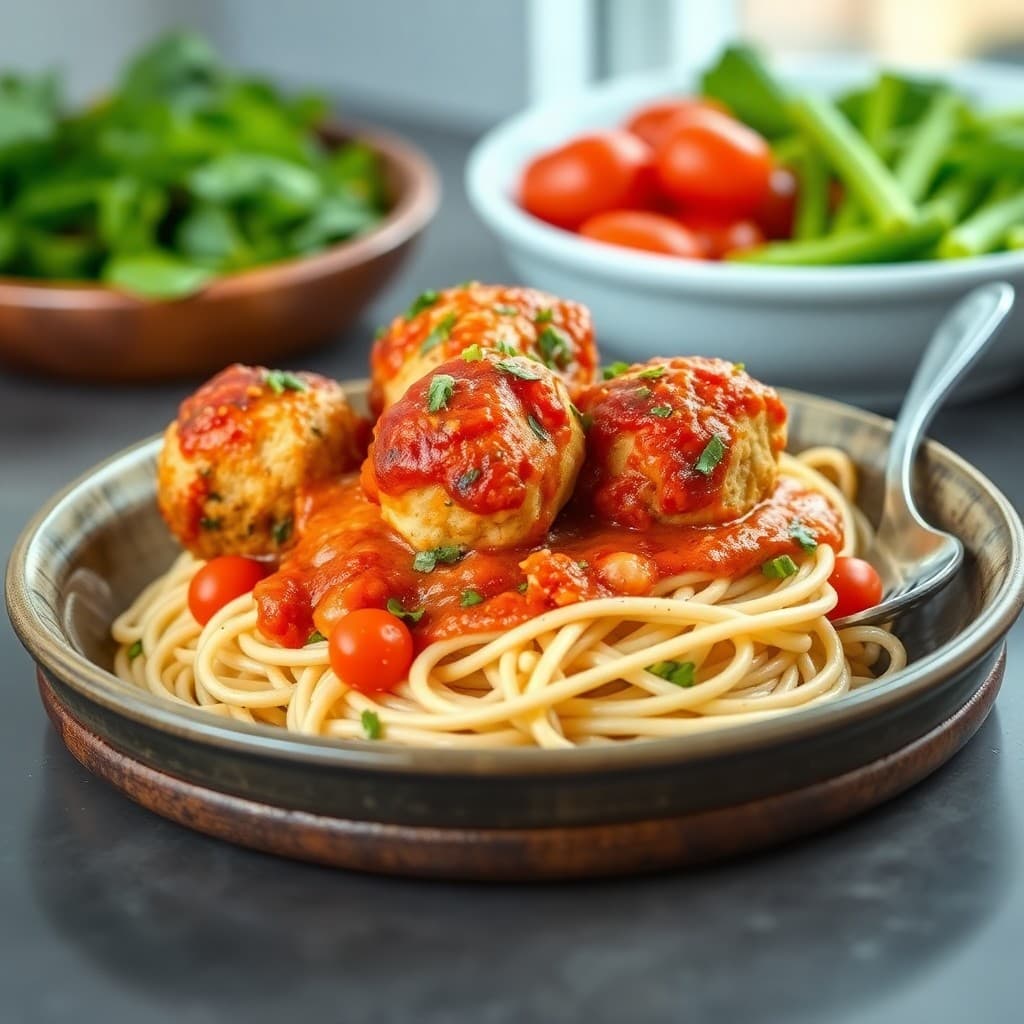 Zesty Italian Chicken Parm Meatballs