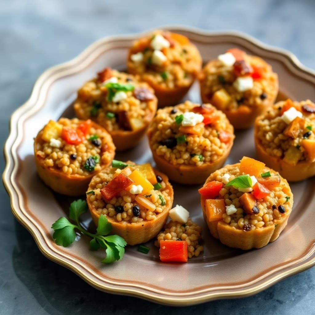 Roasted Vegetable and Quinoa Snack Bites