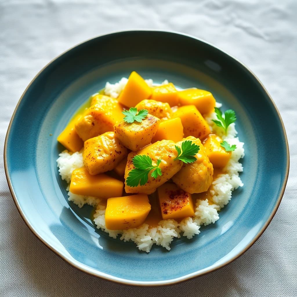 Mango Chicken Coconut Curry
