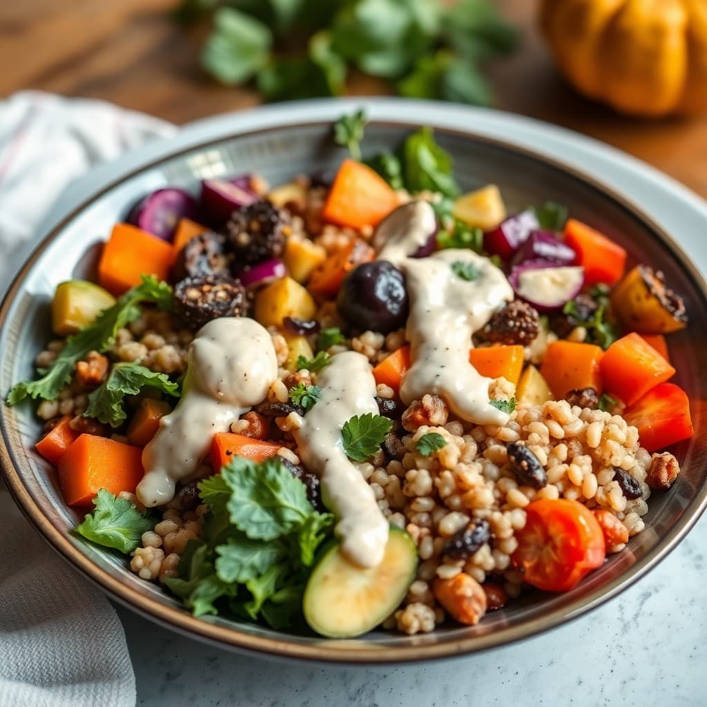 Autumn Vegetable Harvest Bowl