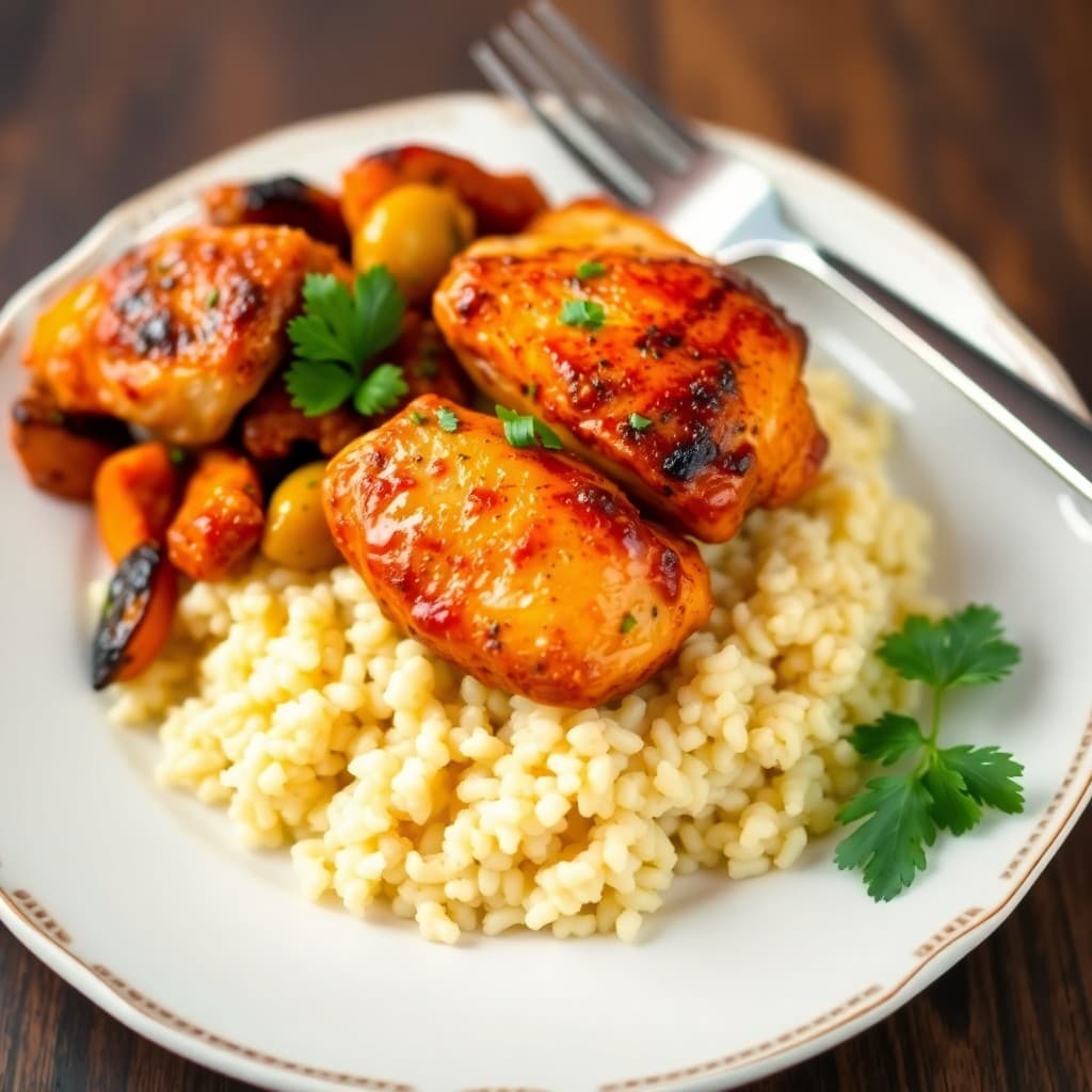 Moroccan Chicken and Couscous Bowls