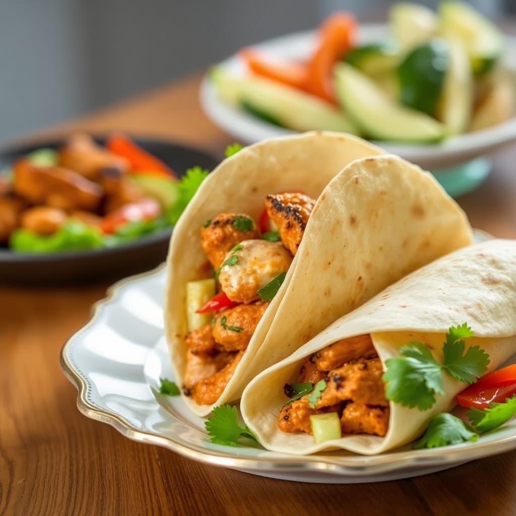 Zesty Chicken Fajita Wraps