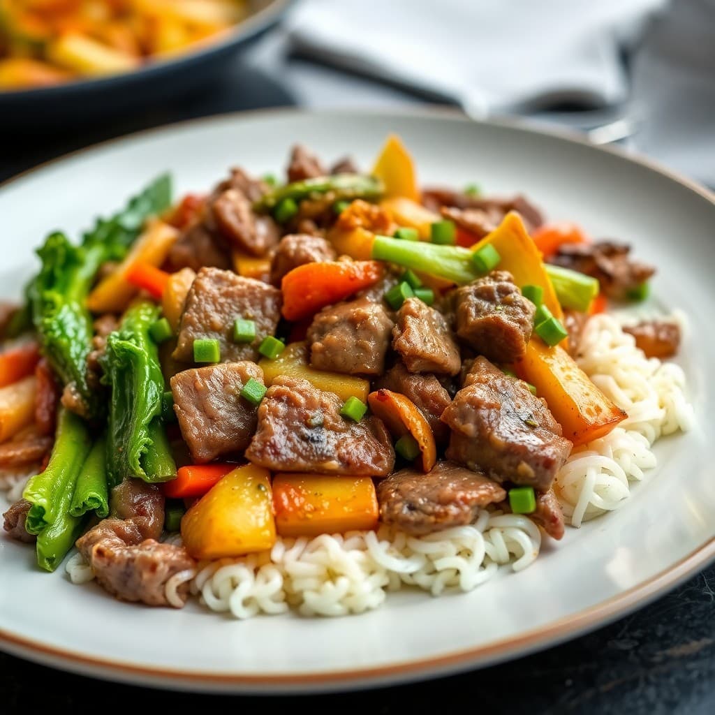 Korean Beef and Veggie Stir-Fry