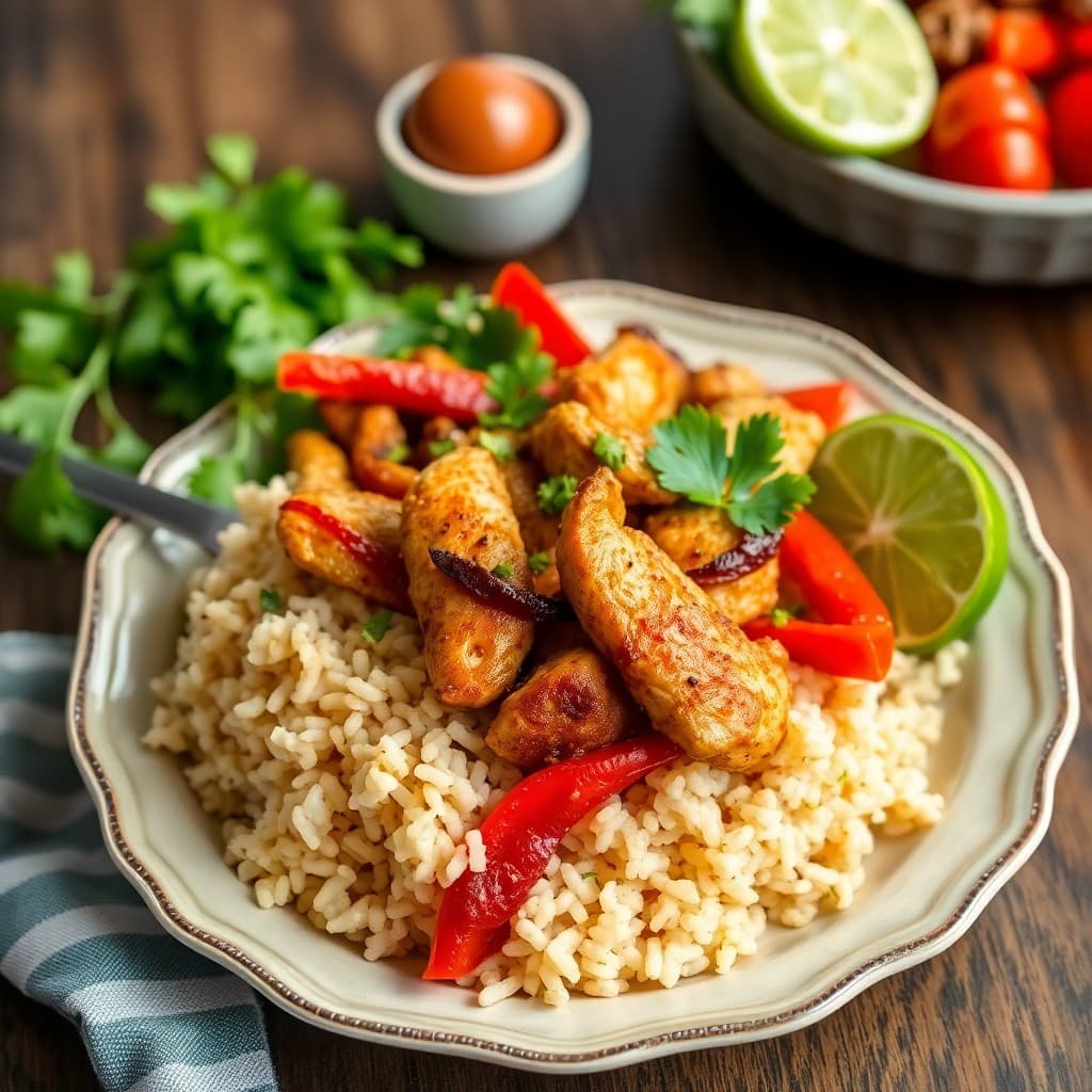 Zesty Chicken Fajita Bowls