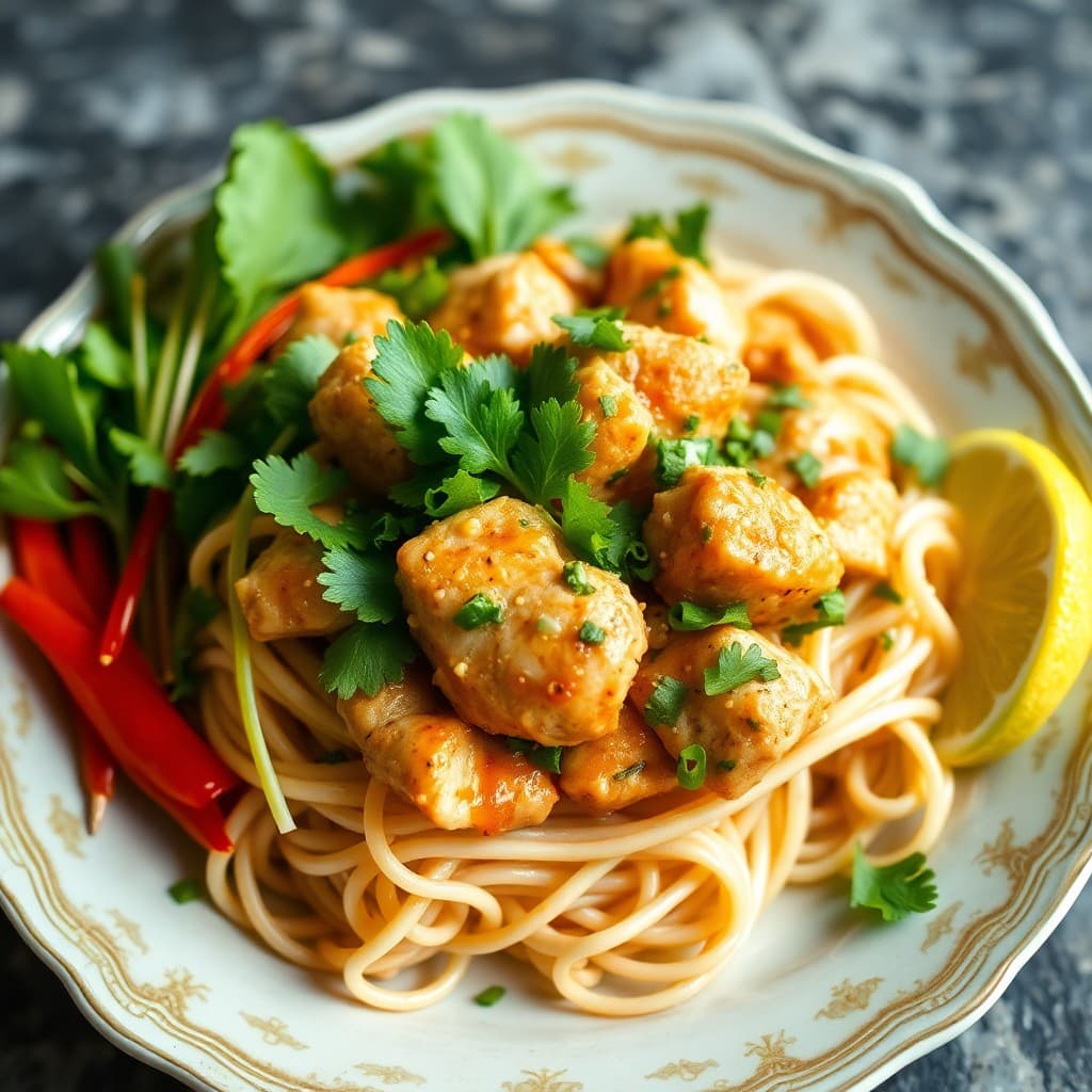 Vietnamese Lemongrass Chicken Vermicelli Bowls
