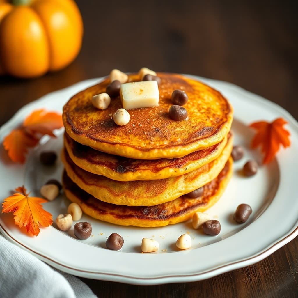 Autumn Pumpkin Pancakes