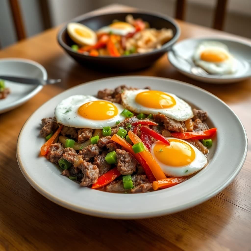 Peruvian Lomo Saltado Breakfast Bowls