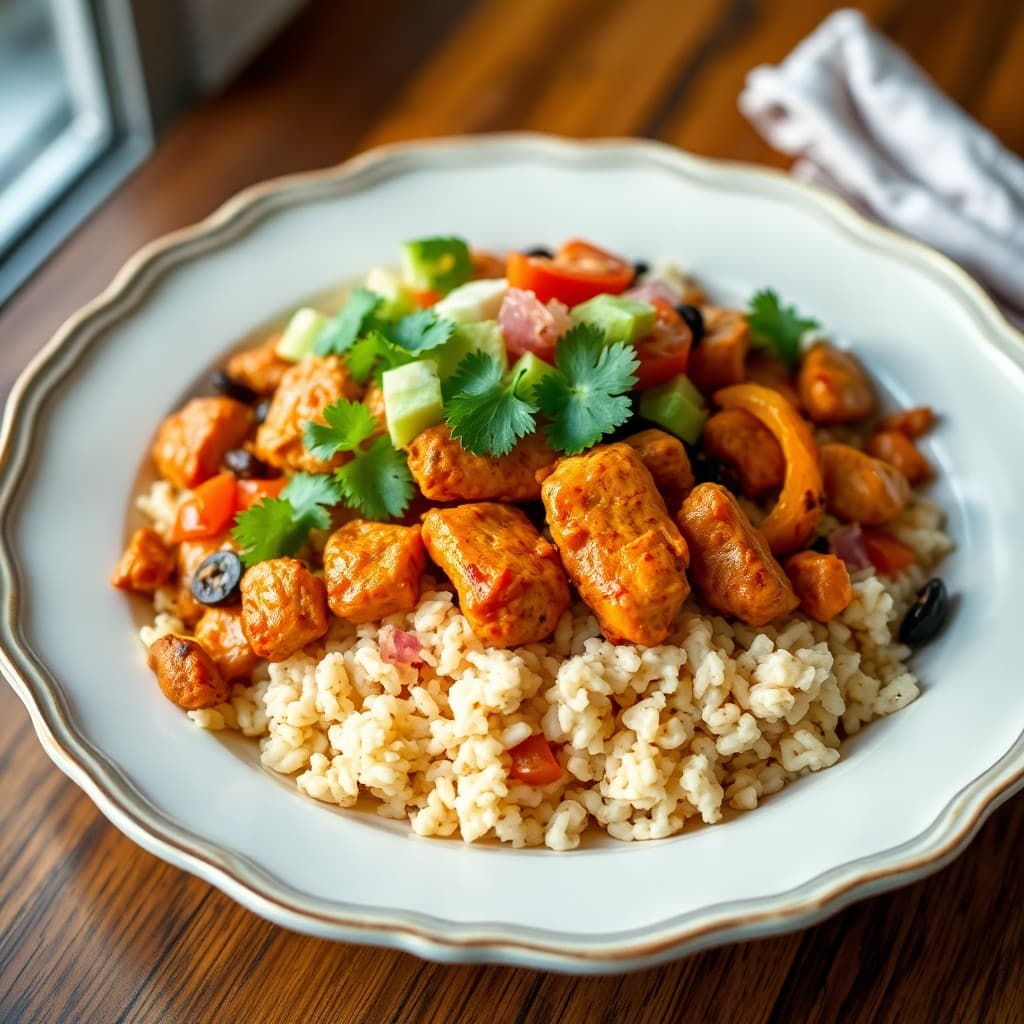 Smoky Chipotle Chicken Burrito Bowls