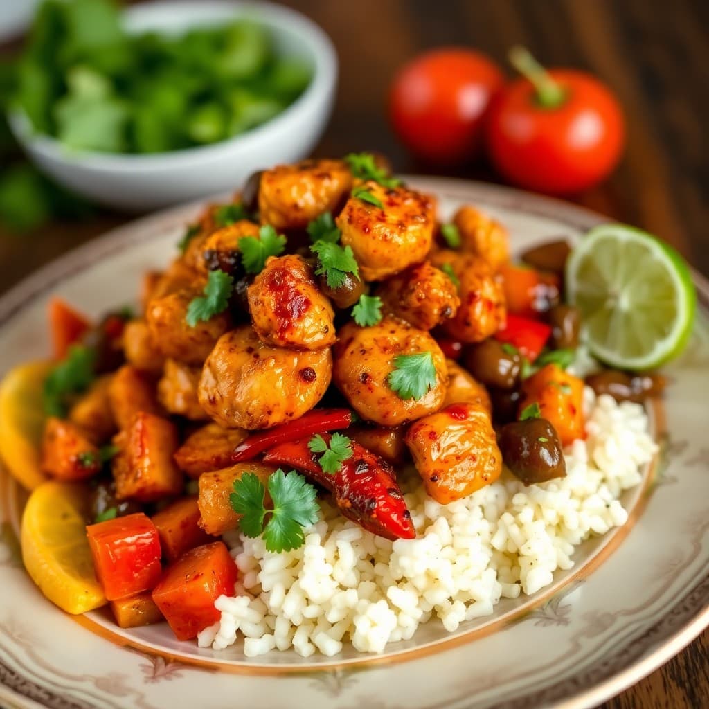 Sizzling Fajita Chicken Bowls