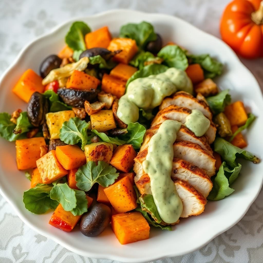 Autumn Keto Harvest Salad
