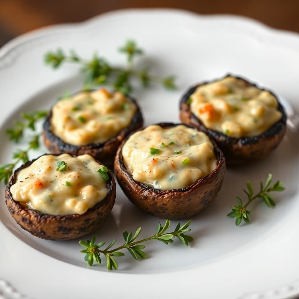 Creamy Keto Mushroom Bites