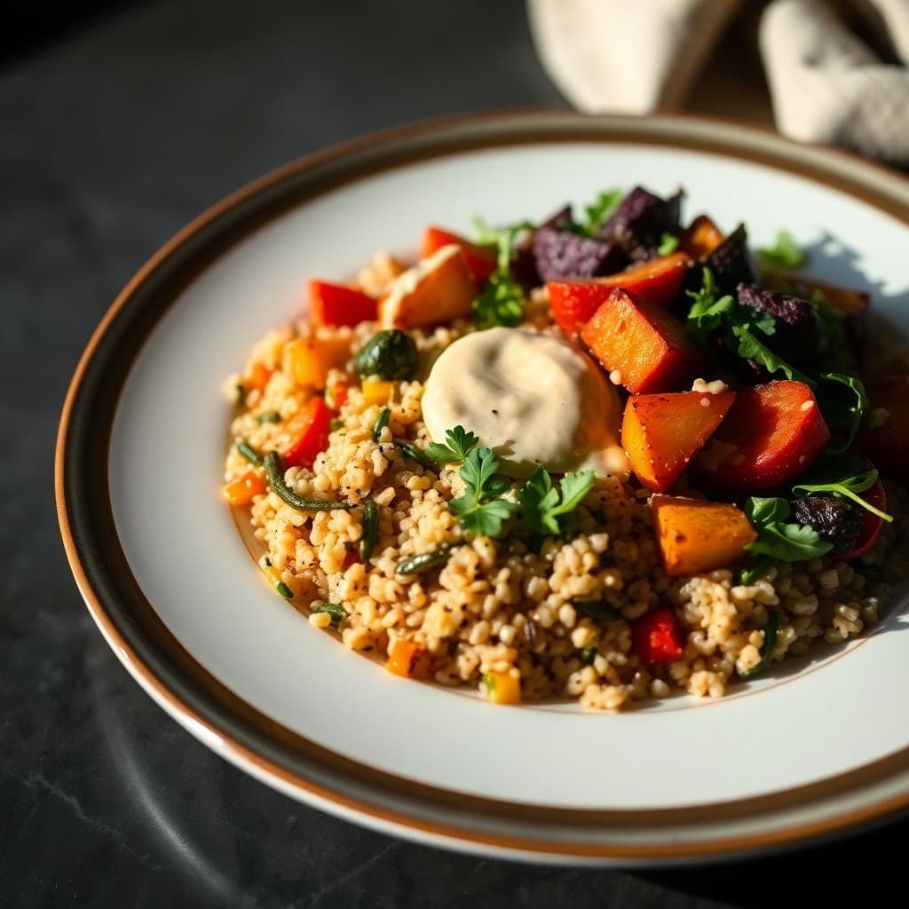 Winter Vegetable Quinoa Bowl