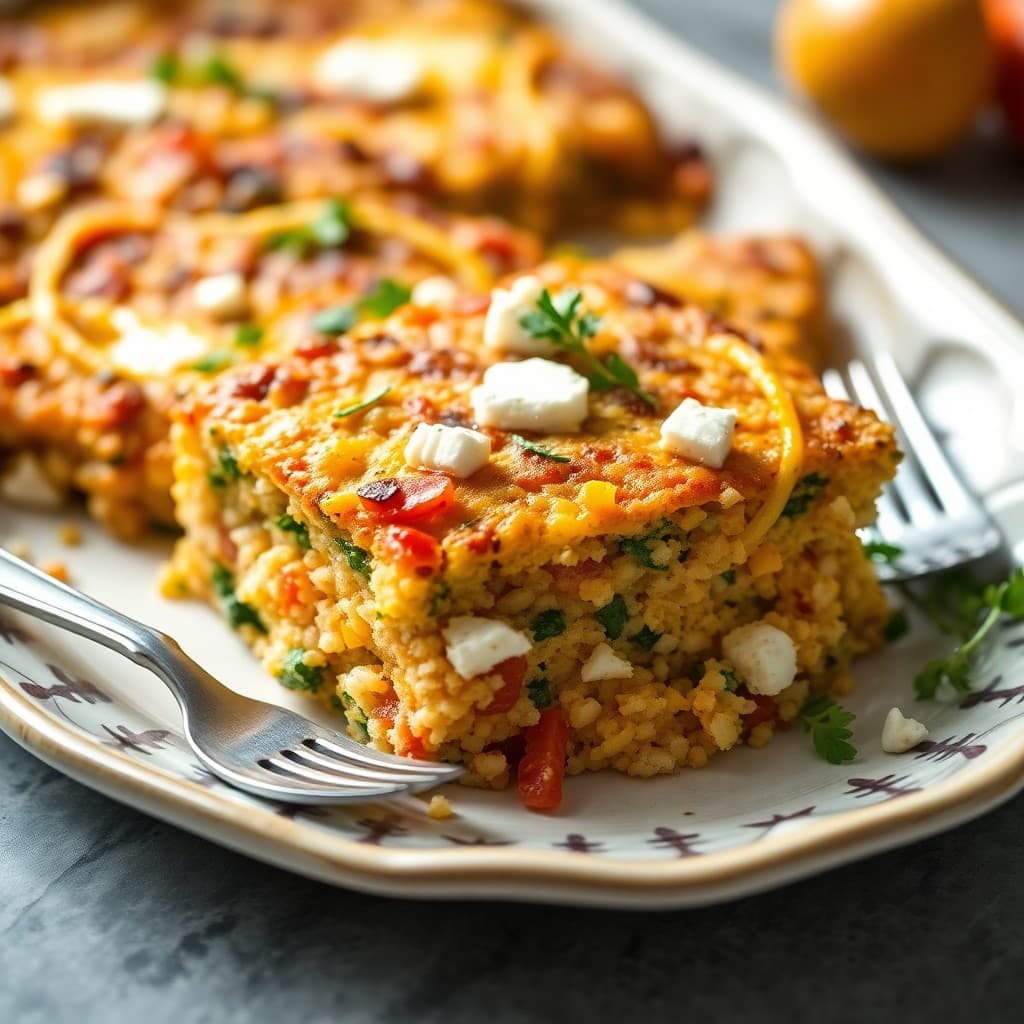 Mediterranean Quinoa Breakfast Bake