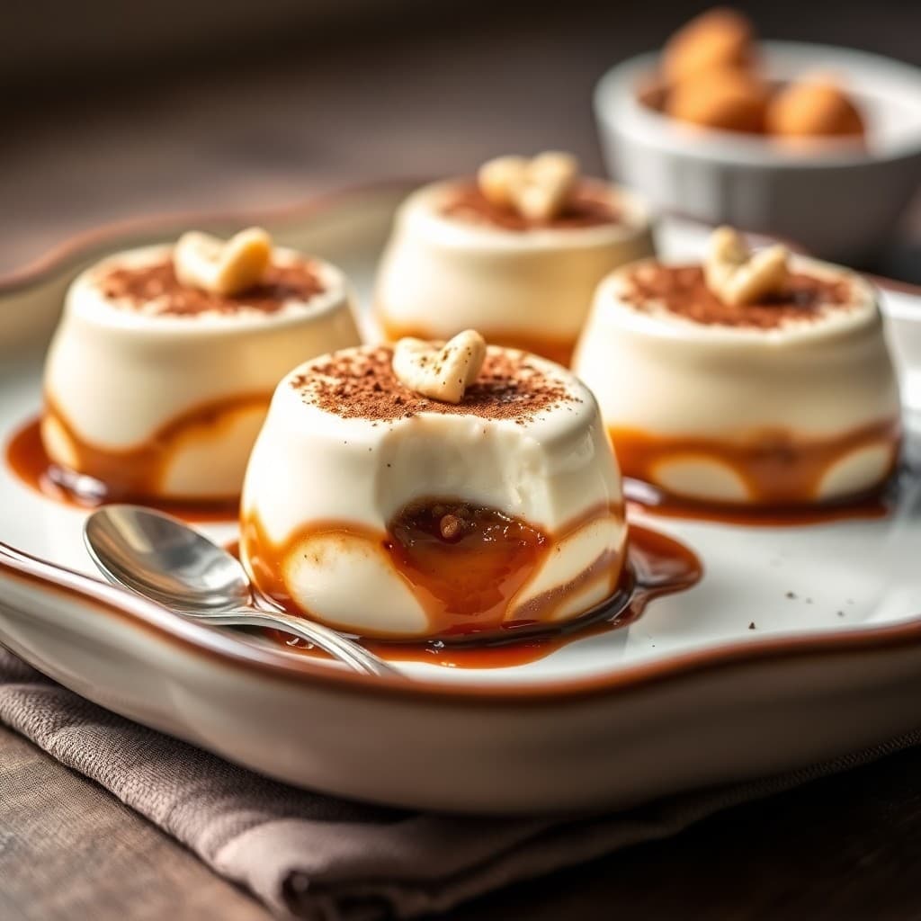 Italian Tiramisu Panna Cotta