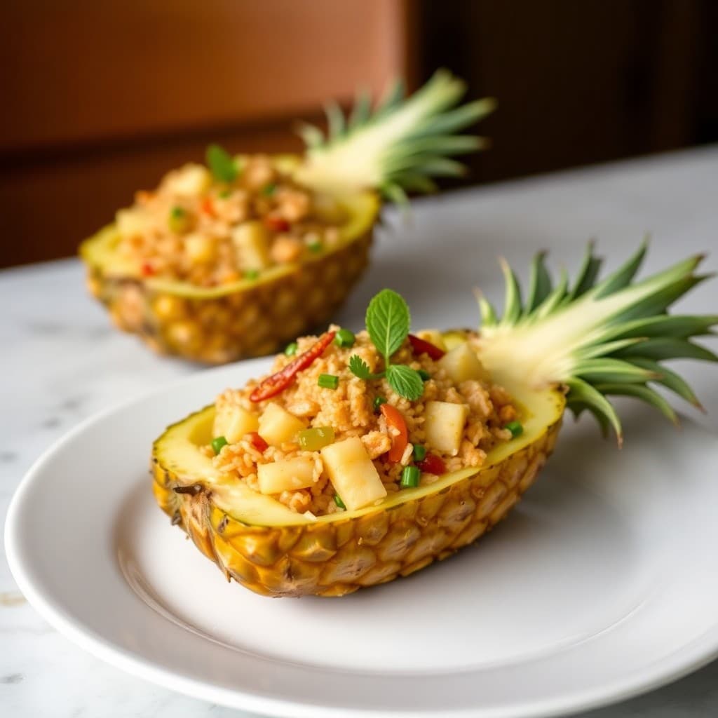 Thai Pineapple Fried Rice Bowls