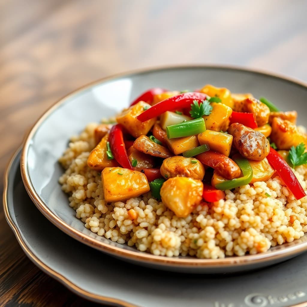 Vibrant Peruvian Chicken Stir-Fry