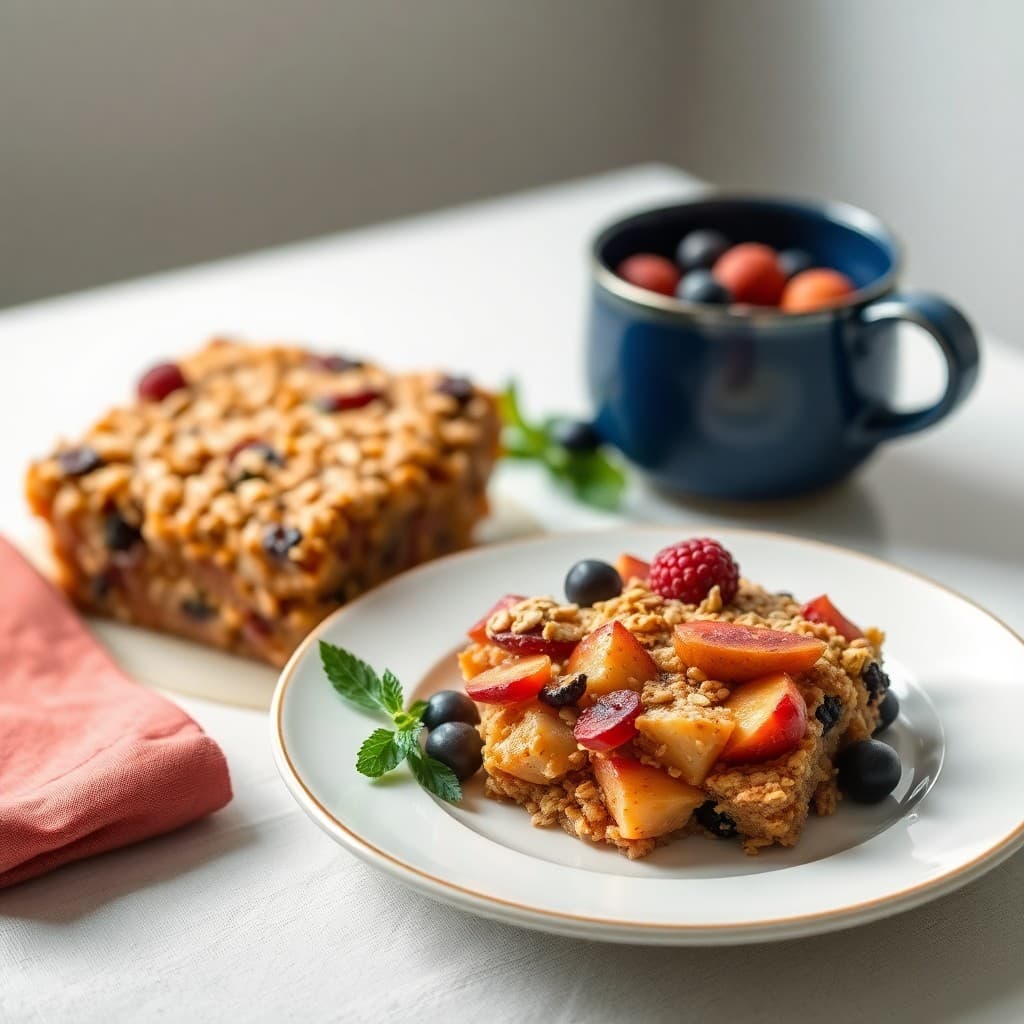 Autumn Oat and Fruit Bake