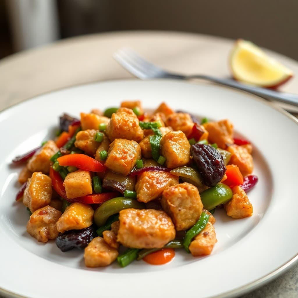 Autumn Harvest Chicken Stir-Fry (Breaking Fast)