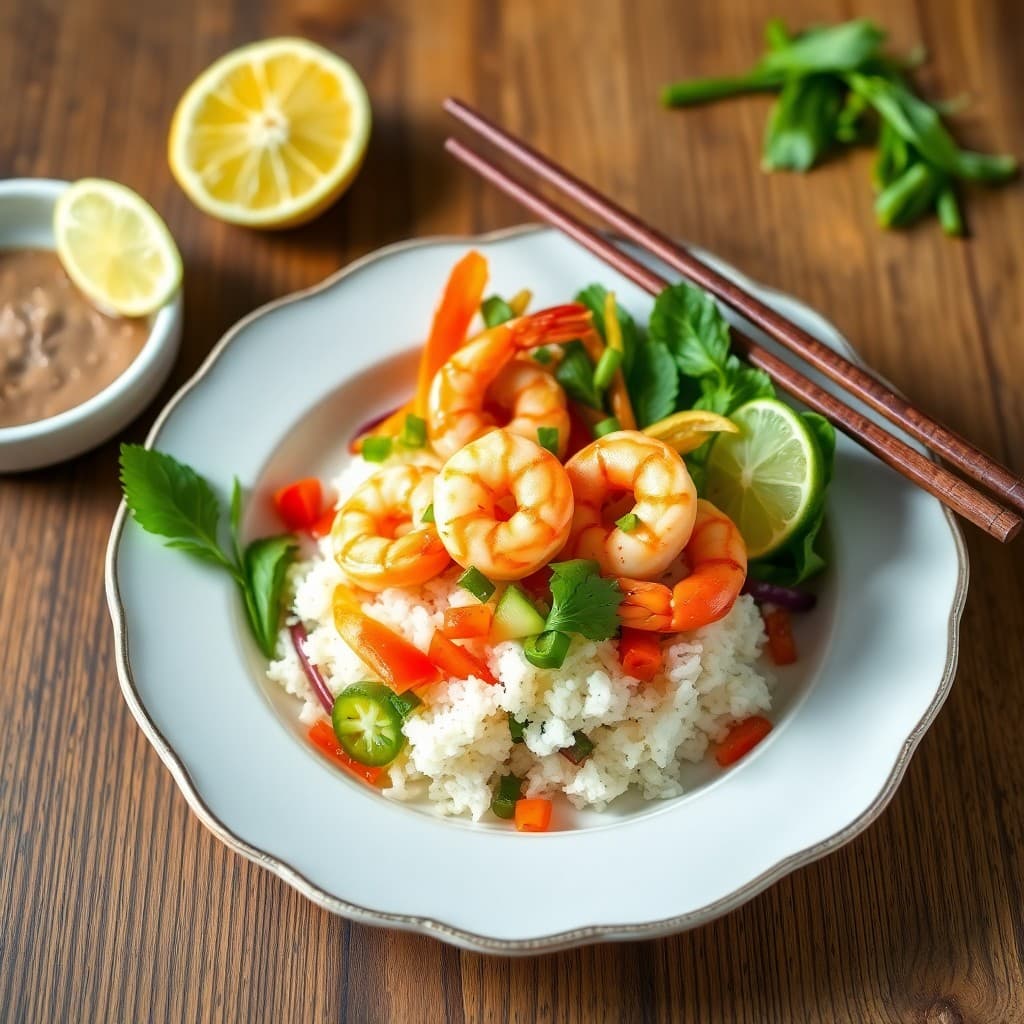 Vietnamese Lemongrass Shrimp Bowls