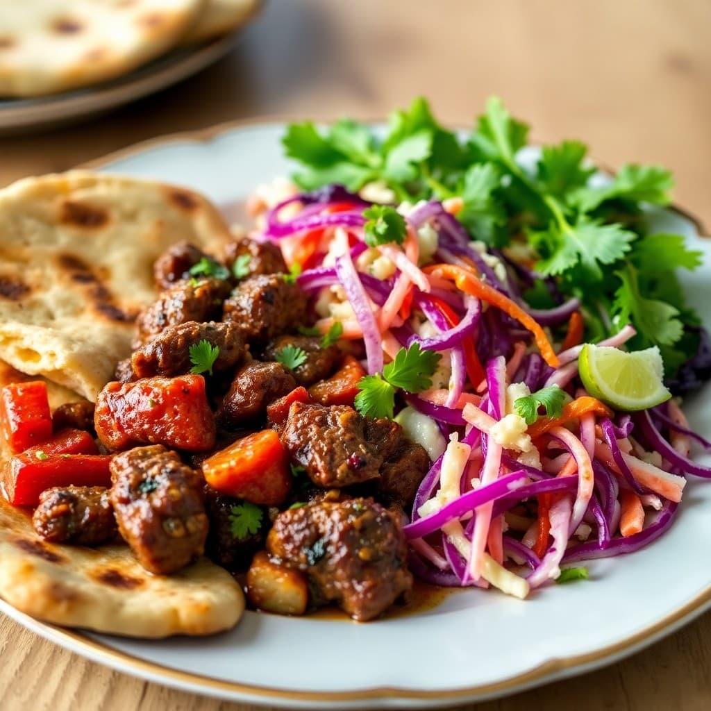 Sizzling Moroccan Beef Fajitas