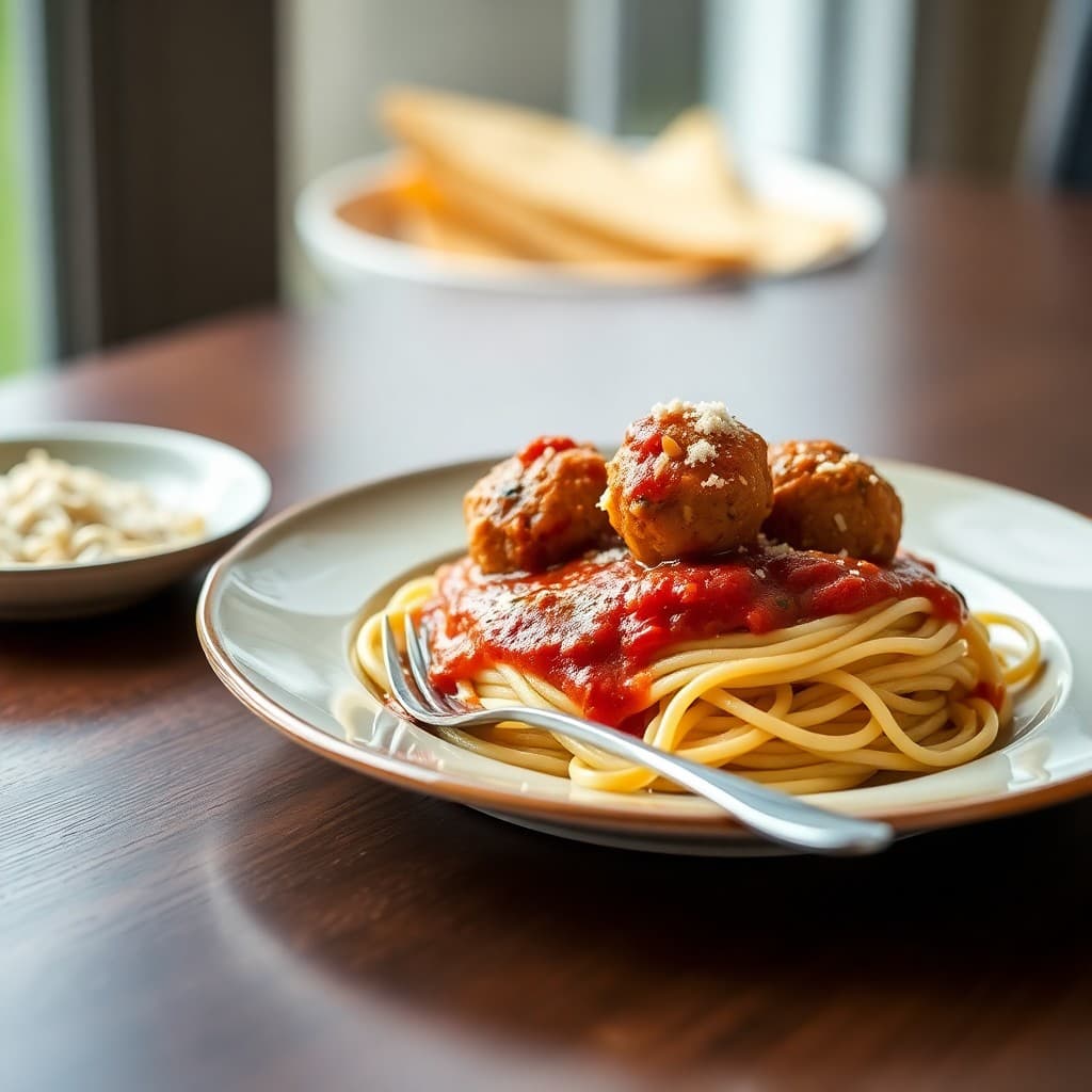 Saucy Spaghetti Meatballs