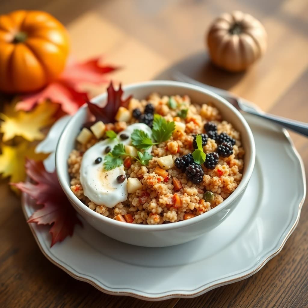Autumn Spiced Quinoa Bowl