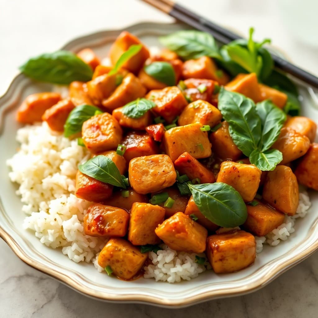 Thai Basil Chicken Stir-Fry