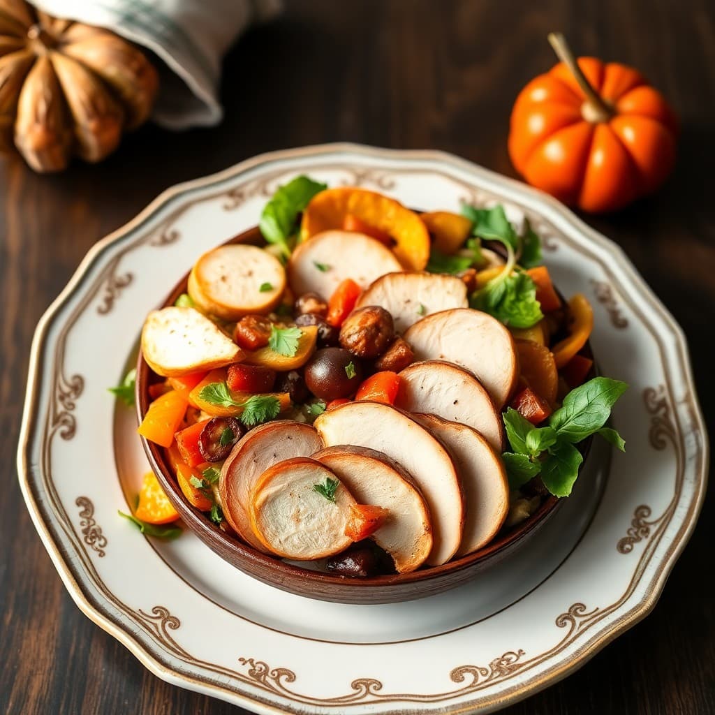 Autumnal Protein-Packed Buddha Bowl
