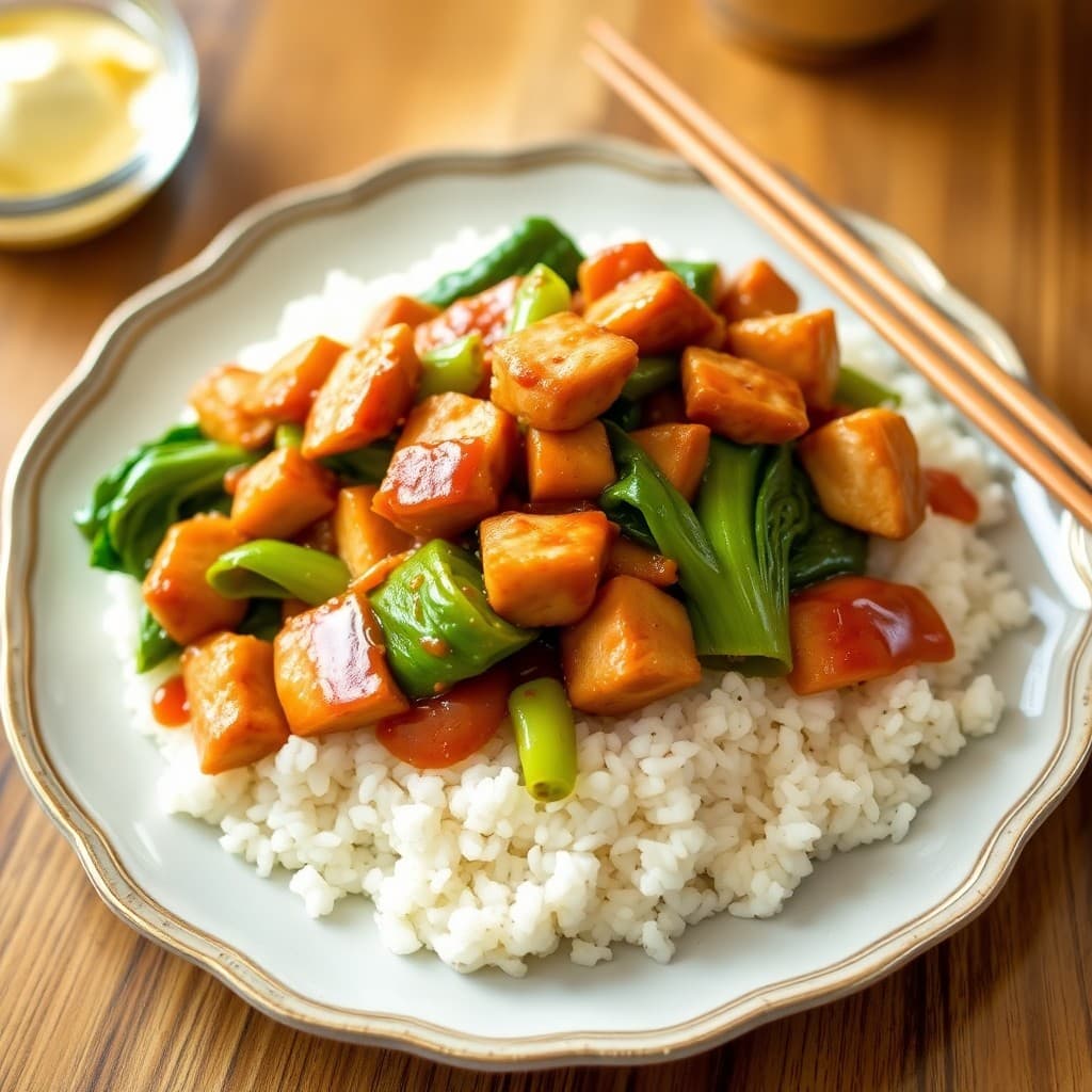 Teriyaki Chicken Stir-Fry with Bok Choy