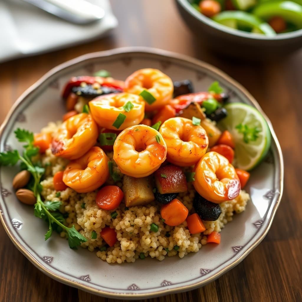 Cajun-Spiced Shrimp and Veggie Bowls