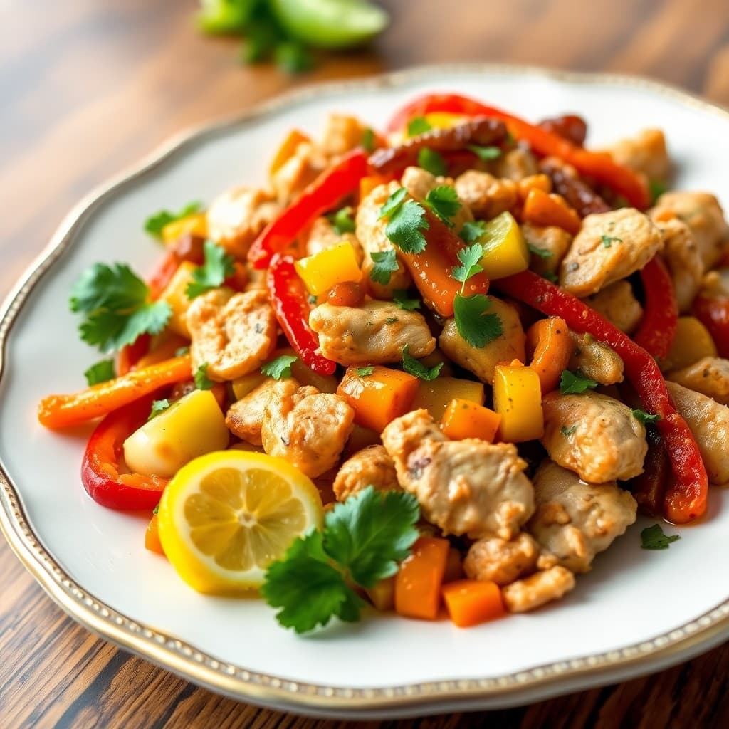 Zesty Citrus Chicken Fajitas