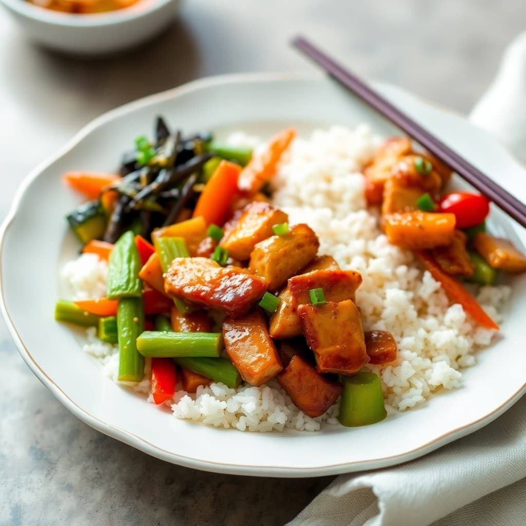 Teriyaki Chicken Veggie Bowls