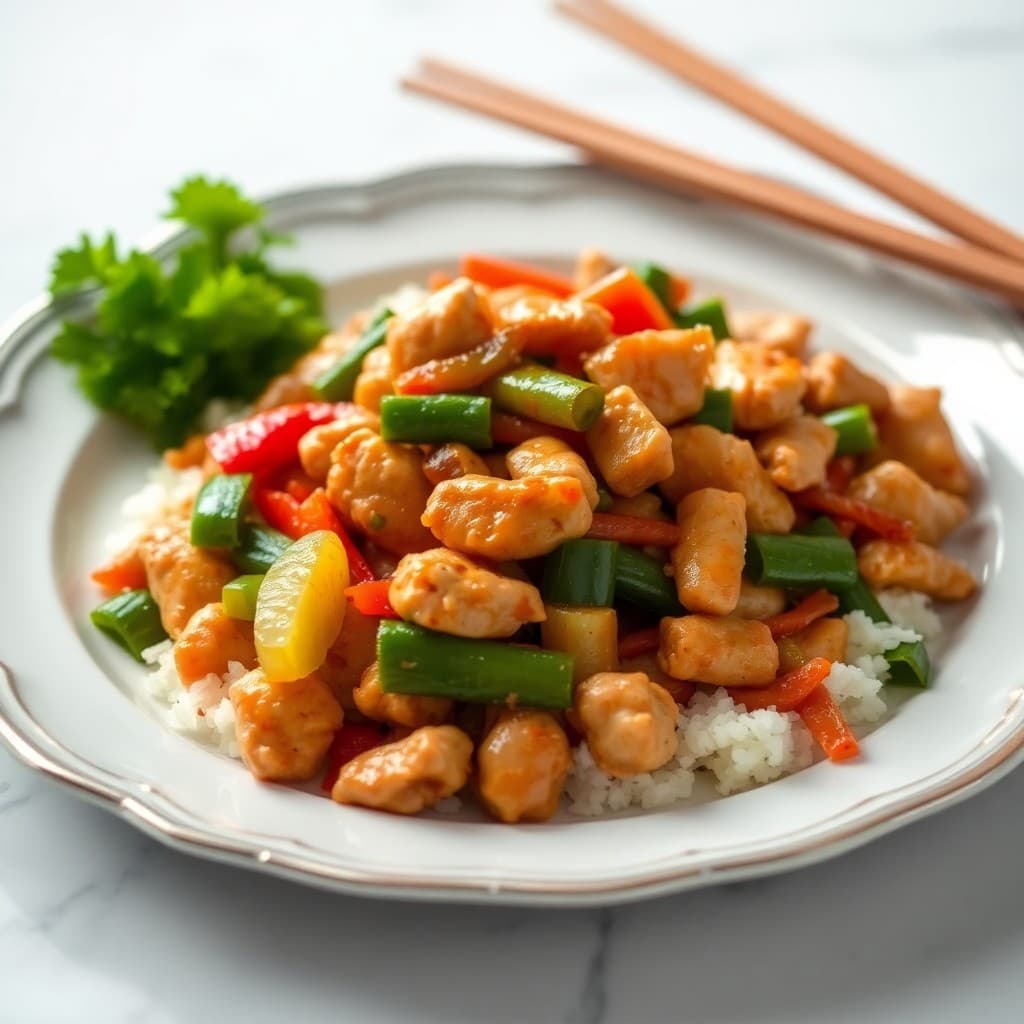Spicy Chicken and Vegetable Stir-Fry