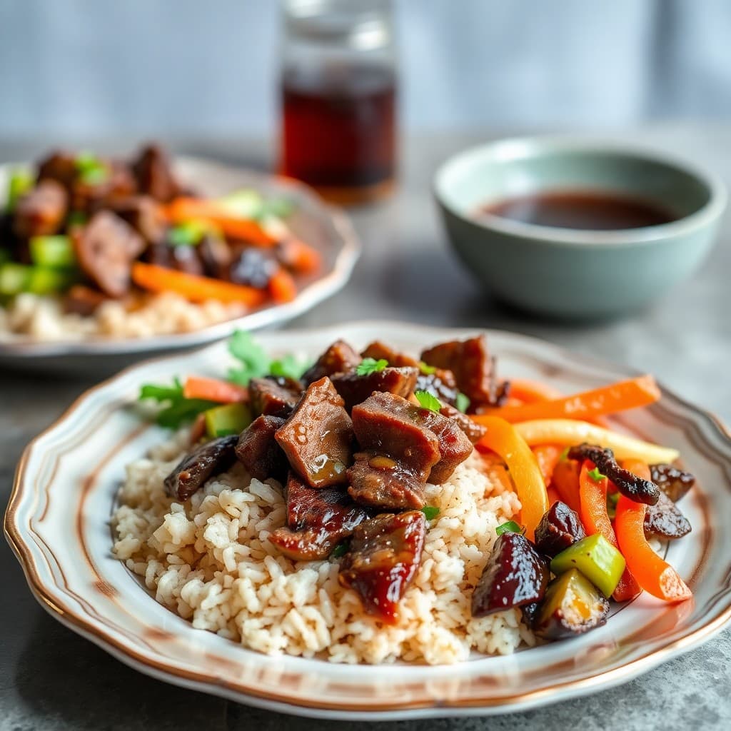 Korean BBQ Beef Rice Bowls