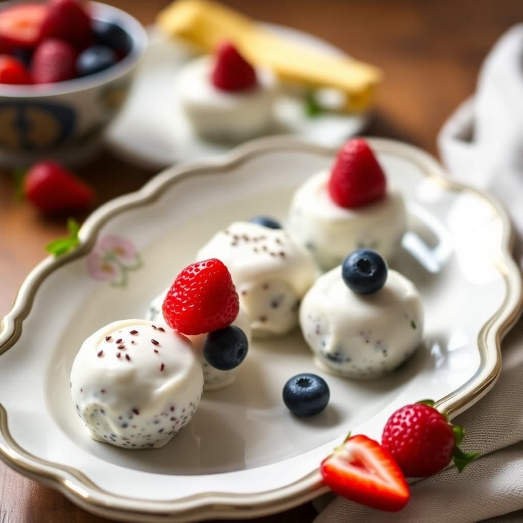Creamy Coconut Chia Pudding Bites