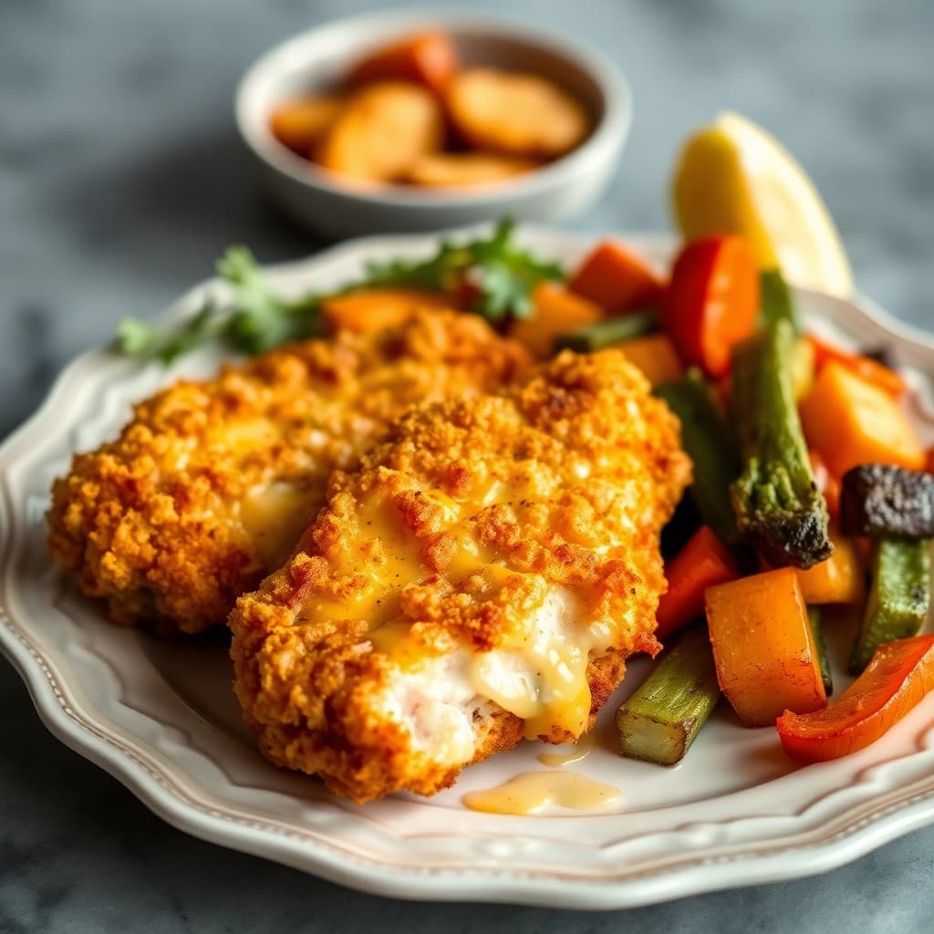 Cheesy Baked Chicken Tenders