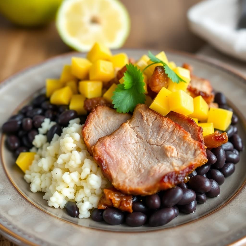 Cuban-Inspired Mojo Pork Bowls