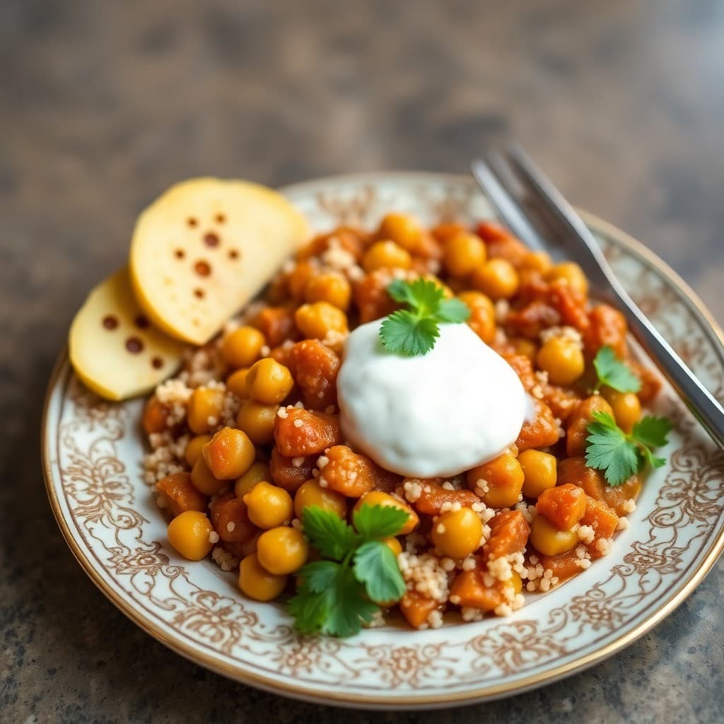 Moroccan Chickpea and Quinoa Stew