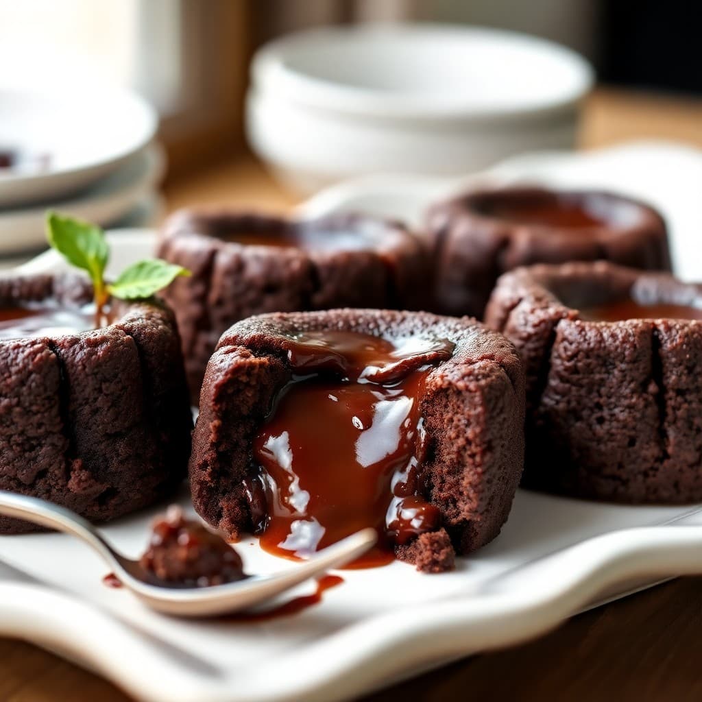 Keto Chocolate Lava Cakes