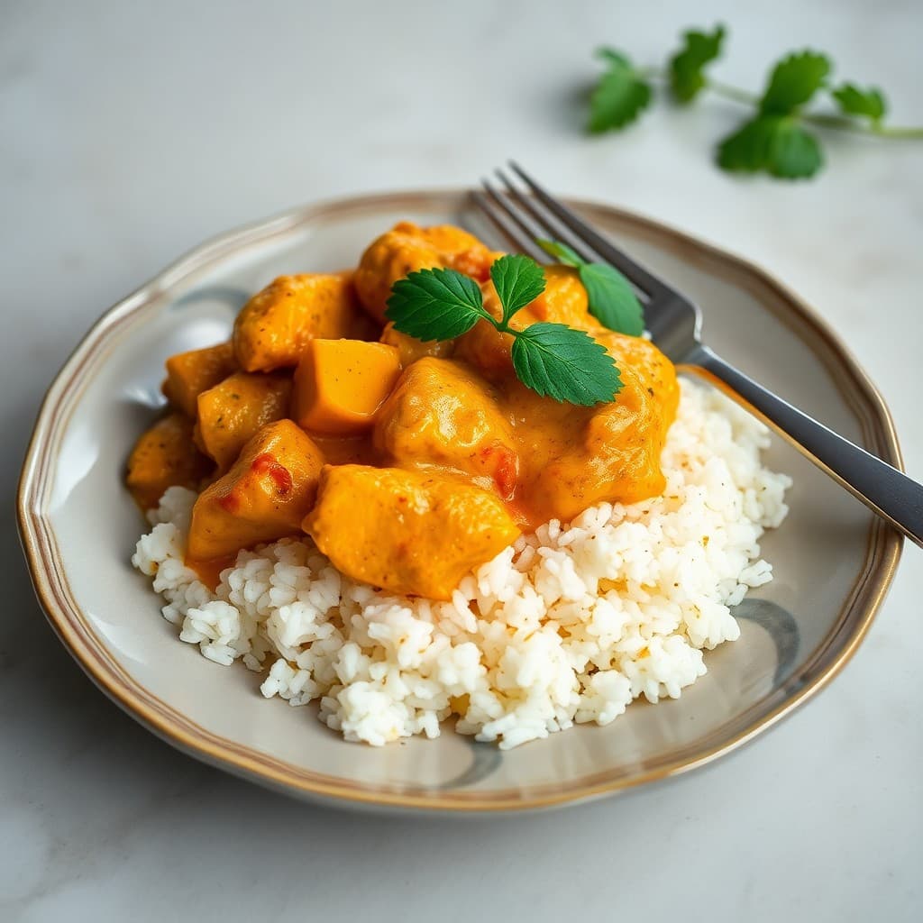 Vibrant Thai Coconut Curry Chicken