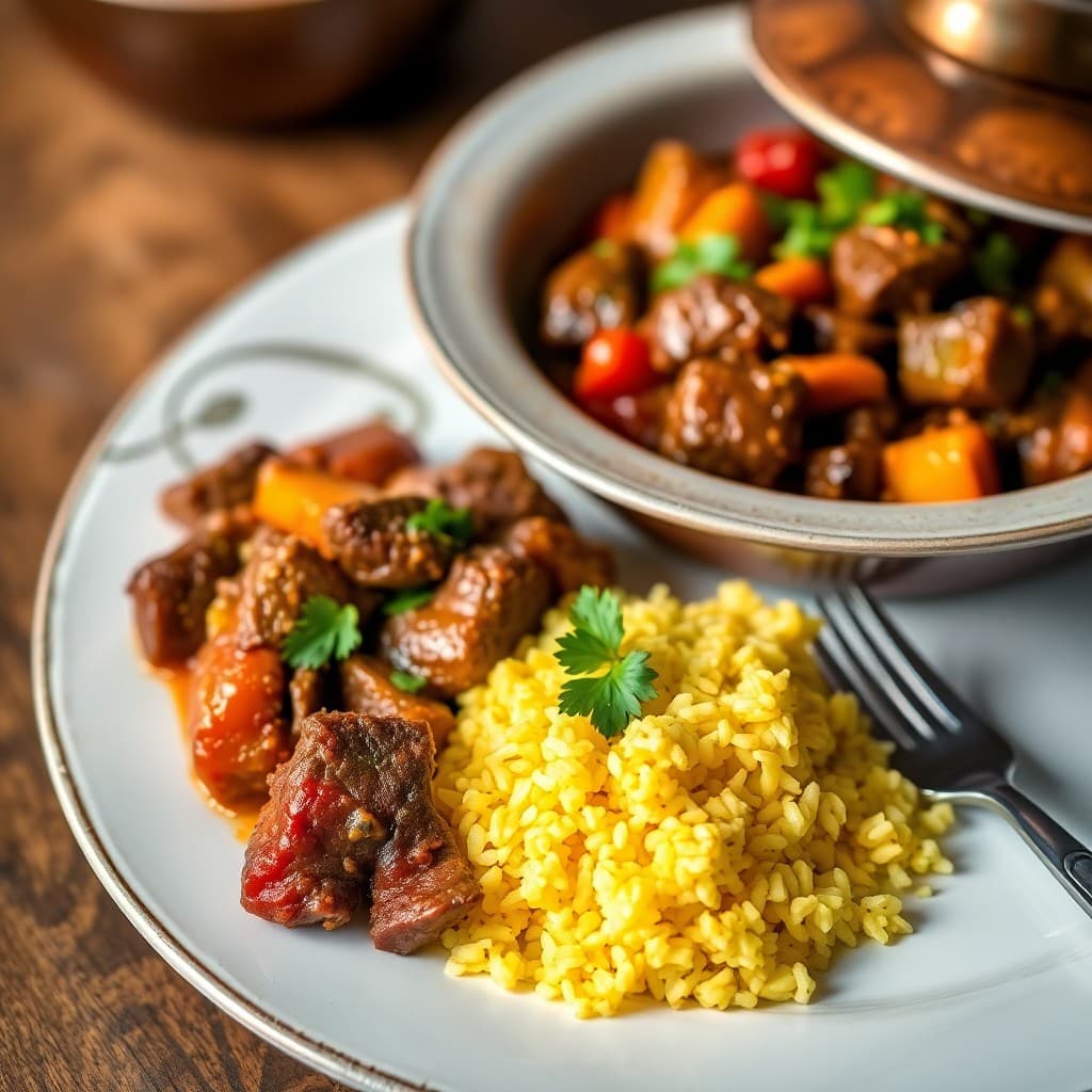 Moroccan-Spiced Beef Tagine