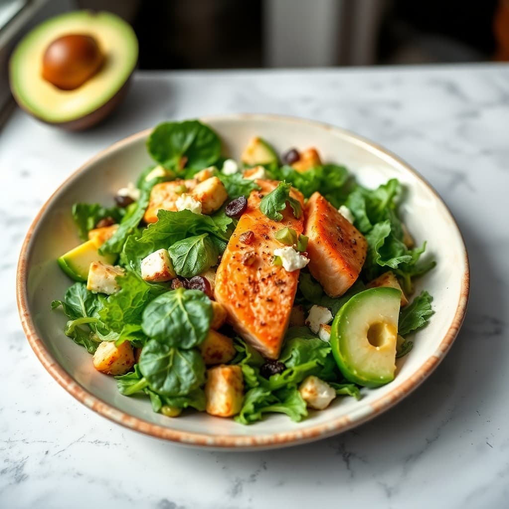 Protein-Packed Salmon and Avocado Salad
