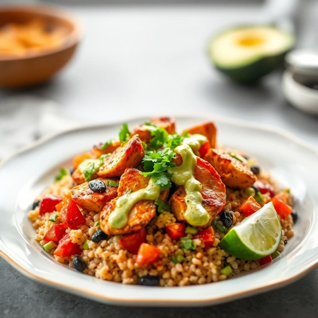 Peruvian Chicken Quinoa Bowls