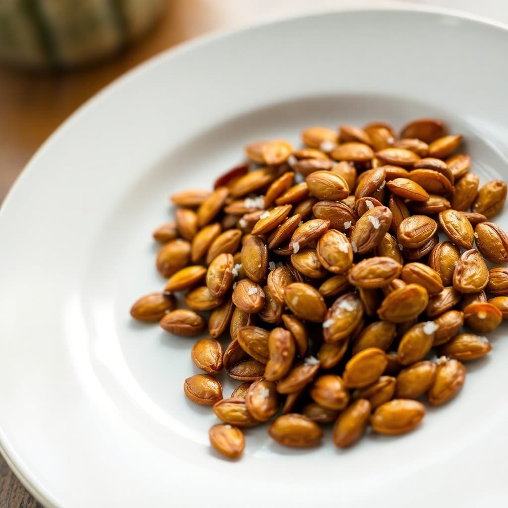 Roasted Pumpkin Seeds with Cinnamon and Sea Salt
